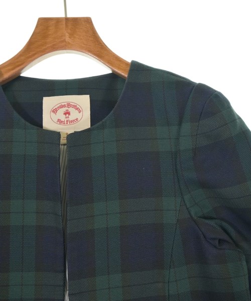 Brooks Brothers Red Fleece（ブルックスブラザーズレッドフリース）ノーカラージャケット 緑 サイズ:0(XS位) レディース/2200631047056