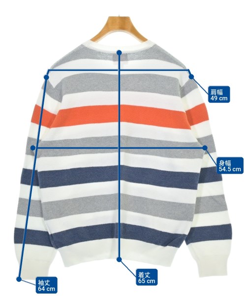 Brooks Brothers Red Fleece（ブルックスブラザーズレッドフリース）ニット・セーター 白 サイズ:M メンズ/2200705758055