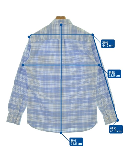 Brooks Brothers Red Fleece（ブルックスブラザーズレッドフリース）カジュアルシャツ 青 サイズ:S メンズ/2200705866019