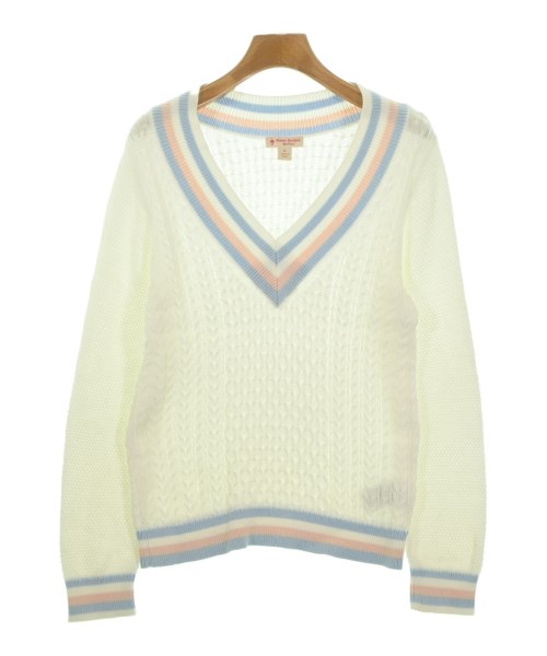 Brooks Brothers Red Fleece(ブルックスブラザーズレッドフリース)ニット・セーター 白 サイズ:S/2200662867074