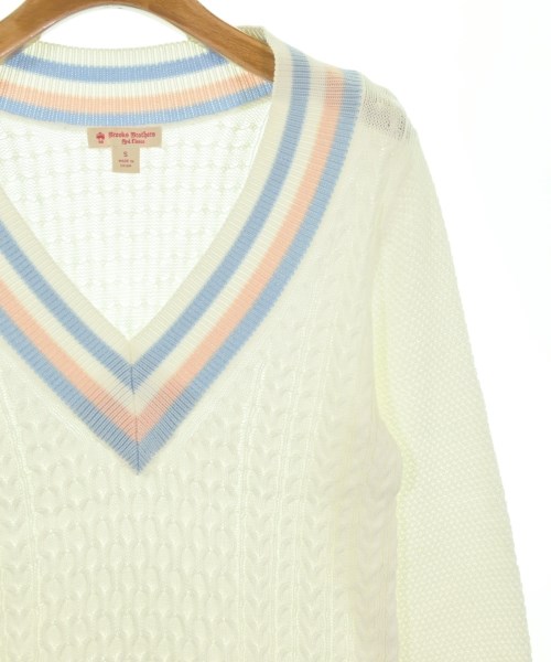 Brooks Brothers Red Fleece（ブルックスブラザーズレッドフリース）ニット・セーター 白 サイズ:S レディース/2200662867074