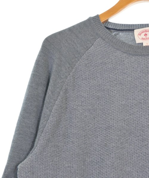 Brooks Brothers Red Fleece（ブルックスブラザーズレッドフリース）ニット・セーター グレー サイズ:L メンズ/2200679141037