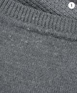 Brooks Brothers Red Fleece（ブルックスブラザーズレッドフリース）ニット・セーター グレー サイズ:L メンズ/2200679141037