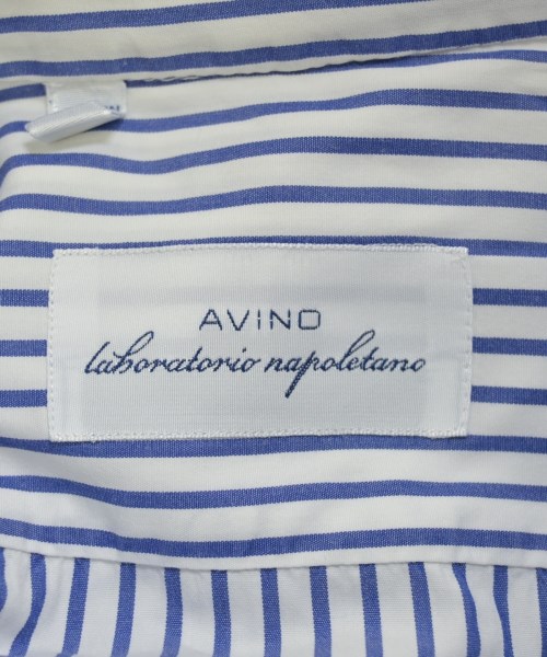 AVINO laboratorio napoletano（アビーノラボラトリオナポレターノ）ドレスシャツ 白 サイズ:14(XS位) メンズ/2200684947013