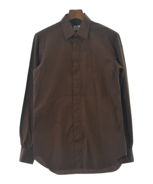 AVINO laboratorio napoletano(アビーノラボラトリオナポレターノ)ドレスシャツ 茶 サイズ:39(M位)/2200692770047