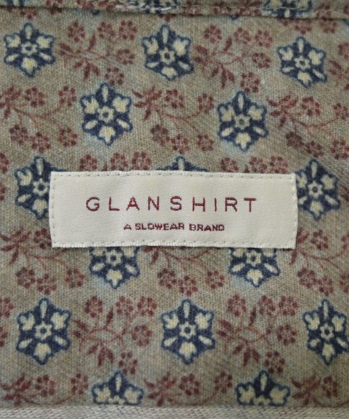 Glanshirt（グランシャツ）カジュアルシャツ グレー サイズ:40(L位) メンズ/2200720372939