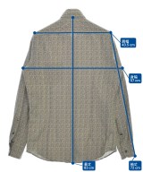 Glanshirt（グランシャツ）カジュアルシャツ グレー サイズ:40(L位) メンズ/2200720372939