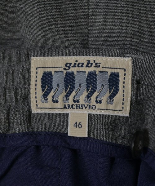 giab's（ジャブス）スラックス グレー サイズ:46(M位) メンズ/2200654614112