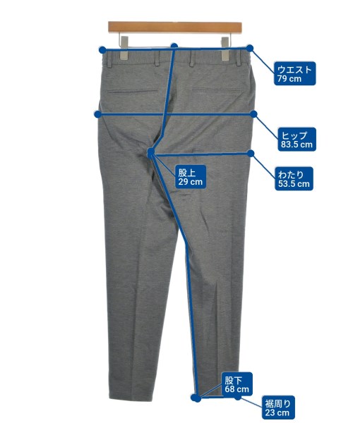 giab's（ジャブス）スラックス グレー サイズ:46(M位) メンズ/2200654614112