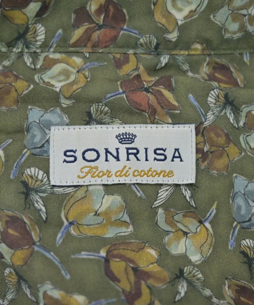 SONRISA（ソンリーサ）カジュアルシャツ 緑 サイズ:38(S位) メンズ/2200720372960