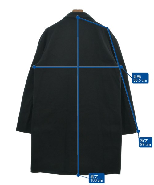 MELINDAGLOSS（メリンダグロス）チェスターコート 紺 サイズ:48(L位) メンズ/2200625341108