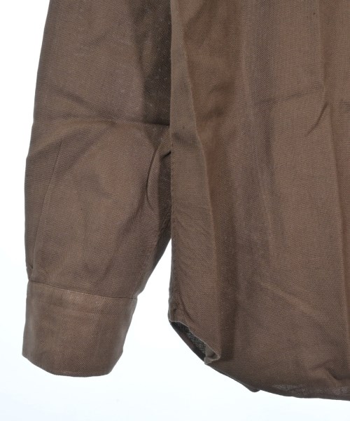 Vincenzo di Ruggiero（ヴィンチェンツォディルジエッロ）カジュアルシャツ 茶 サイズ:40(L位) メンズ/2200621024067