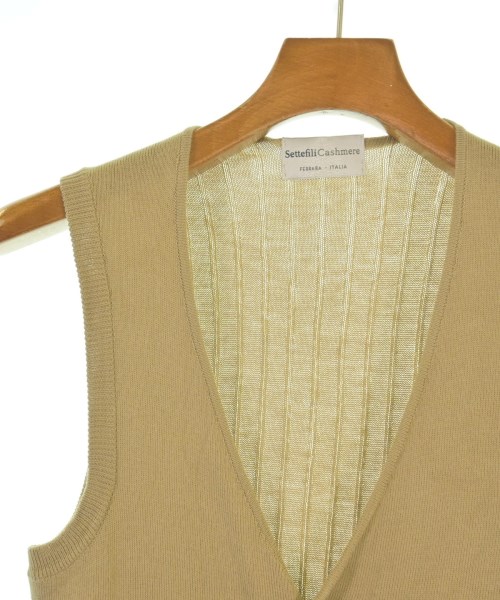 Settefili Cashmere（セッテファーリカシミア）ベスト ベージュ サイズ:44(S位) メンズ/2200622302393