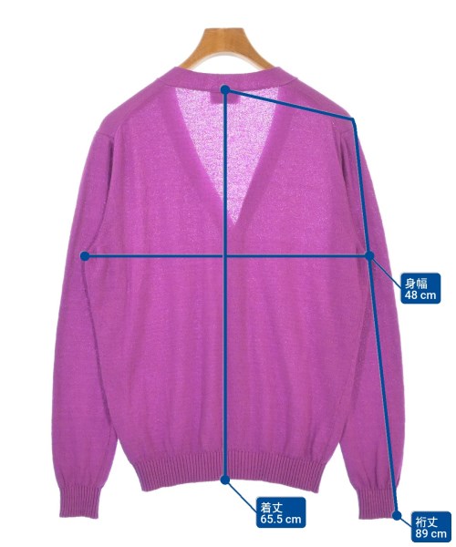 Settefili Cashmere（セッテファーリカシミア）カーディガン 紫 サイズ:48(L位) メンズ/2200617928041