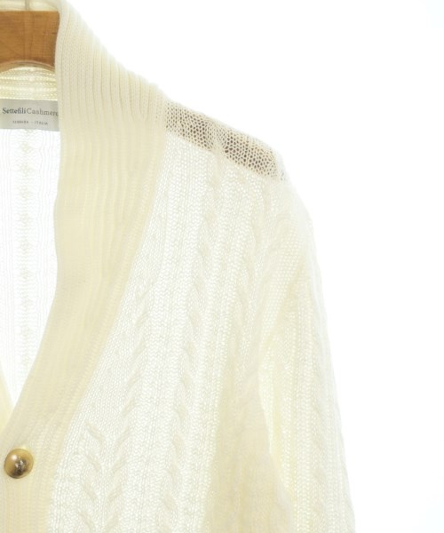 Settefili Cashmere（セッテファーリカシミア）カーディガン 白 サイズ:S メンズ/2200730352389