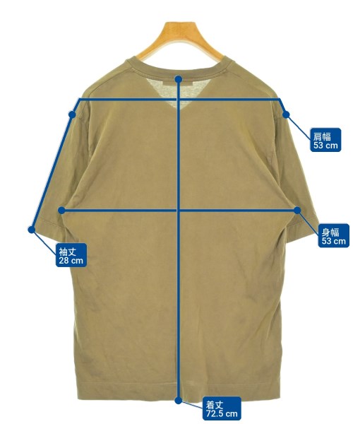 DANIELE FIESOLI（ダニエルフィエゾーリ）Tシャツ・カットソー カーキ サイズ:M メンズ/2200713248043