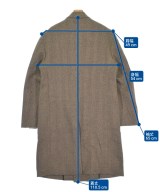 PINO LERARIO（ピーノレラリオ）チェスターコート 茶 サイズ:48(L位) メンズ/2200645859010