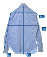BARBA DANDYLIFE（バルバダンディライフ）カジュアルシャツ 青 サイズ:40(L位) メンズ/2200614778038