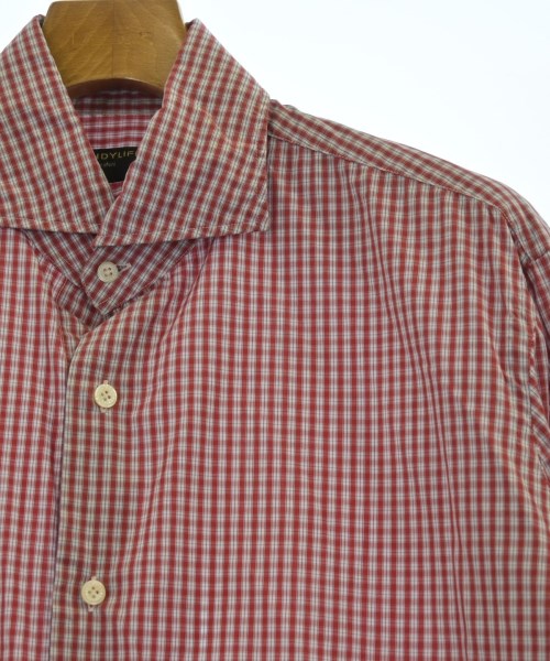 BARBA DANDYLIFE（バルバダンディライフ）カジュアルシャツ 赤 サイズ:42(XXL位) メンズ/2200621024050