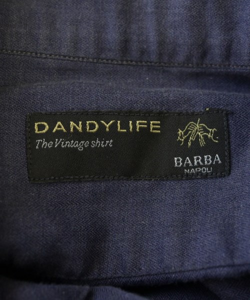 BARBA DANDYLIFE（バルバダンディライフ）カジュアルシャツ 紺 サイズ:39(M位) メンズ/2200604888075