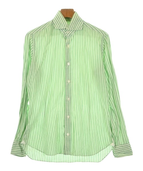 BARBA DANDYLIFE(バルバダンディライフ)ドレスシャツ 緑 サイズ:L/2200680895110