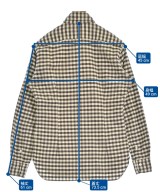 BARBA DANDYLIFE（バルバダンディライフ）カジュアルシャツ 茶 サイズ:38(S位) メンズ/2200713721034