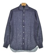 BARBA DANDYLIFE（バルバダンディライフ）ドレスシャツ 紺 サイズ:39(M位) メンズ/2200703476036