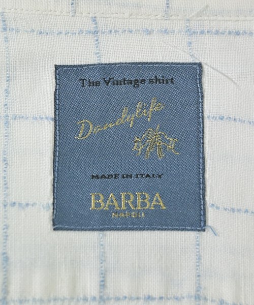 BARBA DANDYLIFE（バルバダンディライフ）カジュアルシャツ 白 サイズ:39(M位) メンズ/2200682638012