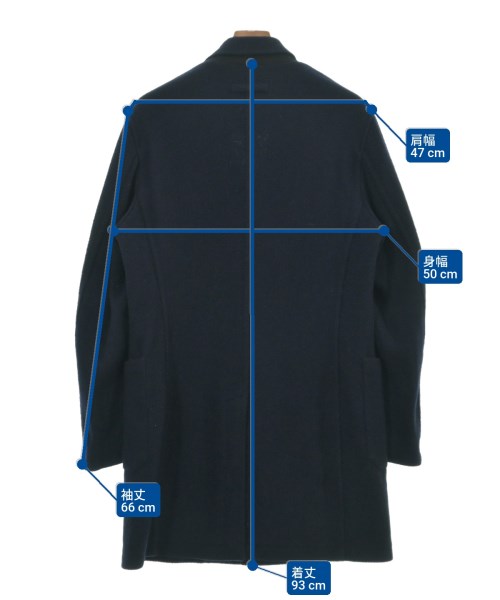 T-jacket（ティージャケット）チェスターコート 紺 サイズ:M メンズ/2200622256092