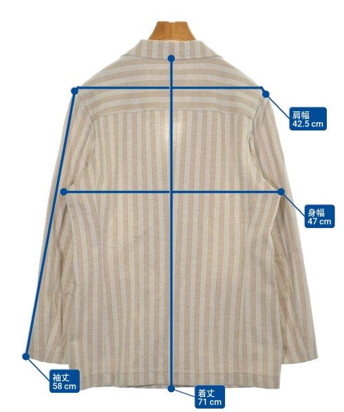 T-jacket（ティージャケット）テーラードジャケット ベージュ サイズ:S メンズ/2200624880141