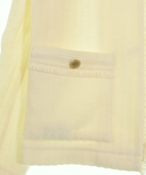 T-jacket（ティージャケット）ノーカラージャケット 白 サイズ:XS レディース/2200655327042