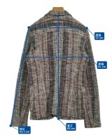 T-jacket（ティージャケット）カジュアルジャケット 赤 サイズ:S レディース/2200737432022