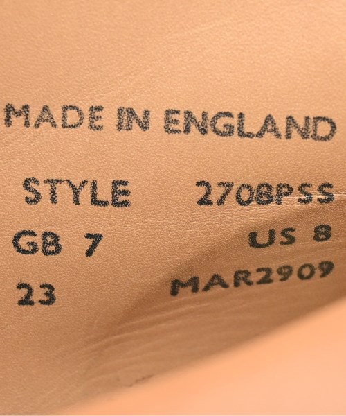 SANDERS（サンダース）ブーツ 茶 サイズ:7(25.5cm位) メンズ/2200641306037