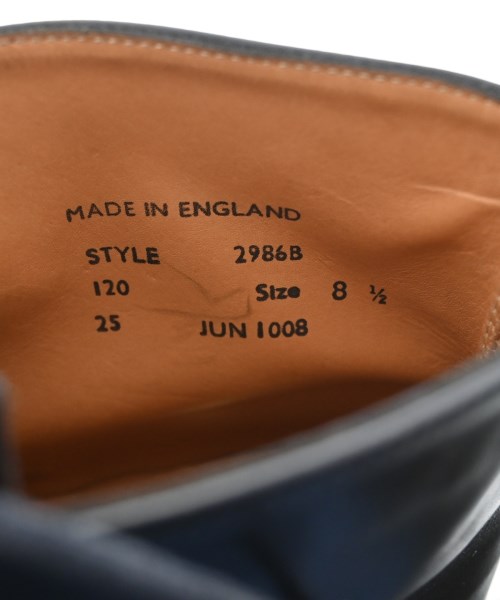 SANDERS（サンダース）ブーツ 黒 サイズ:UK8 1/2(27cm位) メンズ/2200704225695