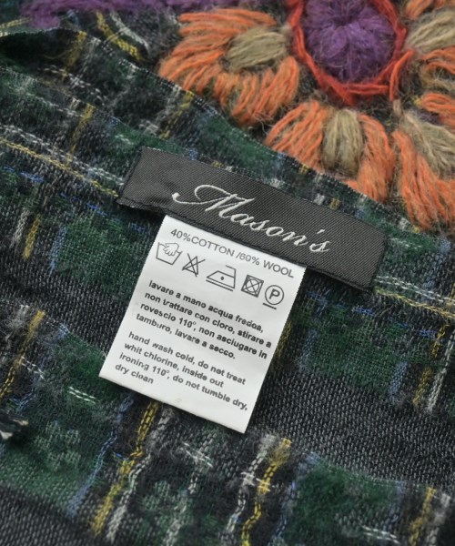 MASON'S（メイソンズ）ストール グレー サイズ:- メンズ/2200641083037