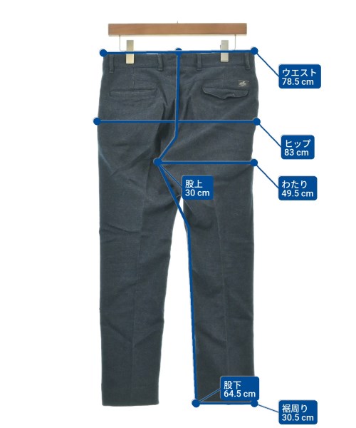 MASON'S（メイソンズ）スラックス 紺 サイズ:44(S位) メンズ/2200622302201
