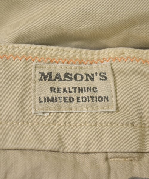 MASON'S（メイソンズ）カーゴパンツ ベージュ サイズ:46(M位) メンズ/2200661625118