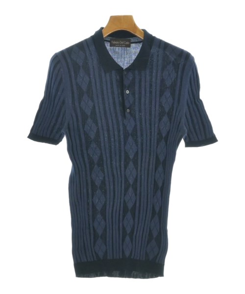 FABRIZIO DEL CARLO(ファブリツィオデカルロ)ニット・セーター 紺 サイズ:M/2200676291049