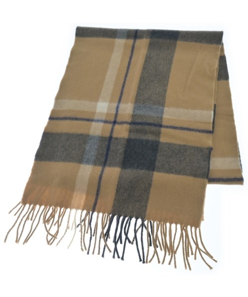 BEGG & CO（ベグ　アンド　コー）マフラー ベージュ サイズ:- メンズ/2200634746055