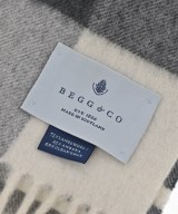 BEGG & CO（ベグ　アンド　コー）マフラー 白 サイズ:- メンズ/2200616561065