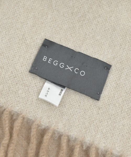 BEGG & CO（ベグ　アンド　コー）マフラー ベージュ サイズ:- レディース/2200617490142