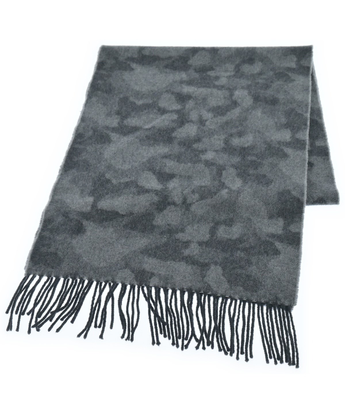 the Union カモフラージュマフラー　グレーXブラック　新品 BEGG & CO（ベグ アンド コー）マフラー グレー サイズ:- メンズ