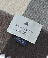 BEGG & CO（ベグ　アンド　コー）マフラー 茶 サイズ:- メンズ/2200677534039