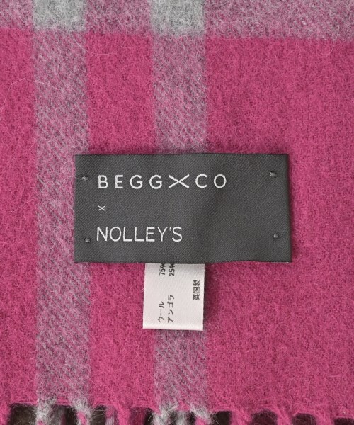 BEGG & CO（ベグ　アンド　コー）ストール ピンク サイズ:- レディース/2200678463031