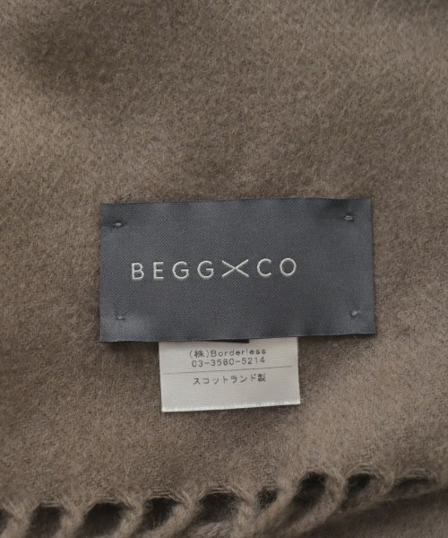 BEGG & CO（ベグ　アンド　コー）マフラー 茶 サイズ:- レディース/2200637597364
