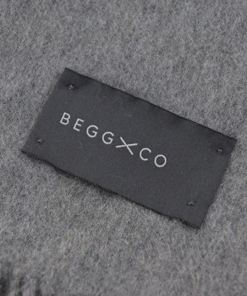 BEGG & CO（ベグ　アンド　コー）ストール グレー サイズ:- レディース/2200640055851