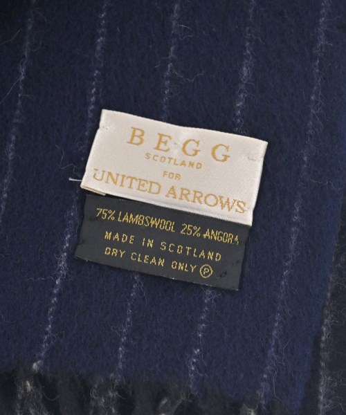 BEGG & CO（ベグ　アンド　コー）マフラー 黒 サイズ:- レディース/2200704959149