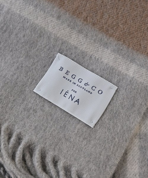 BEGG & CO（ベグ　アンド　コー）マフラー グレー サイズ:- レディース/2200706687026