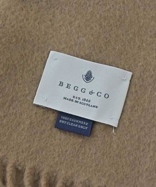 BEGG & CO（ベグ　アンド　コー）マフラー 茶 サイズ:- メンズ/2200727934123