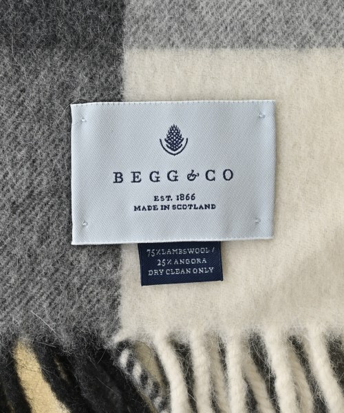 BEGG & CO（ベグ　アンド　コー）ストール 白 サイズ:- レディース/2200679237129